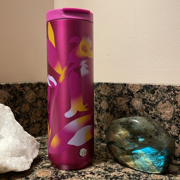 Starbucks Siren Ombré Spring Flower Stainless Steel 16oz Hot/Cold Tumbler NWT - Picture 5 of 7